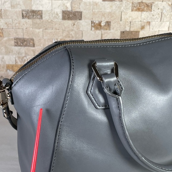 Kate Spade Catherine Pippa Street Pippa Satchel Gray Leather - Picture 10 of 13